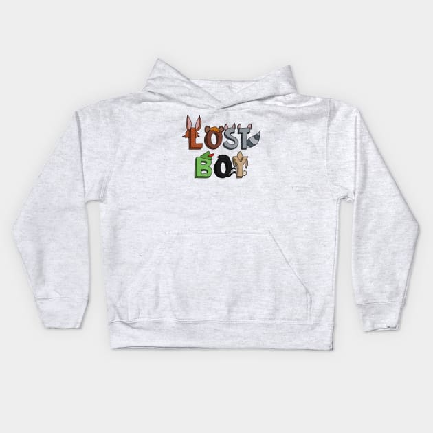 Lost Boy Kids Hoodie by TreyLemons